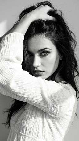 Petra In Zara - Variation - B&W Minimalist Wall [VAR:0] [Rotated 45° Right]